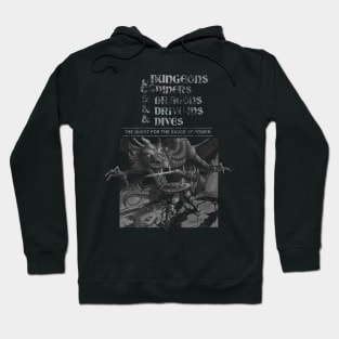 Dungeons And Dragons Vintage Halftone Hoodie